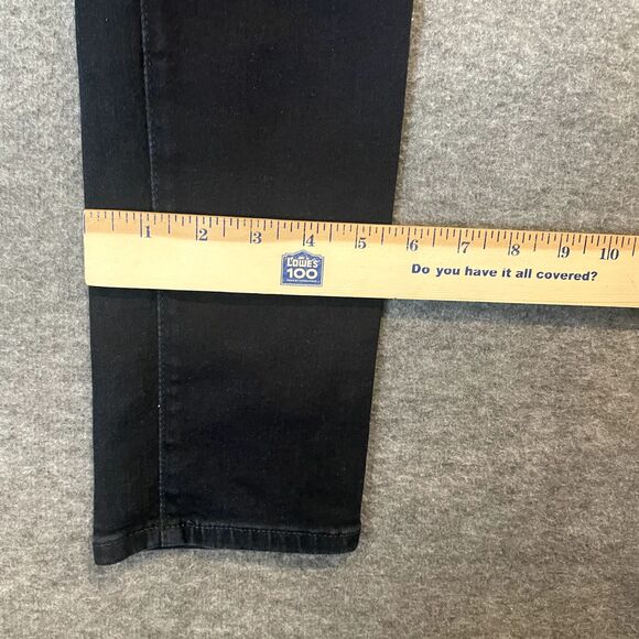 AG Adriano Goldschmied Prima Mid Rise Ankle Cigarette Leg Jeans Super Black 26R - Picture 14 of 16